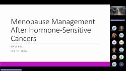 2026-02-11_Navi Bal_Menopause Management for Hormone Sensitive Cancers